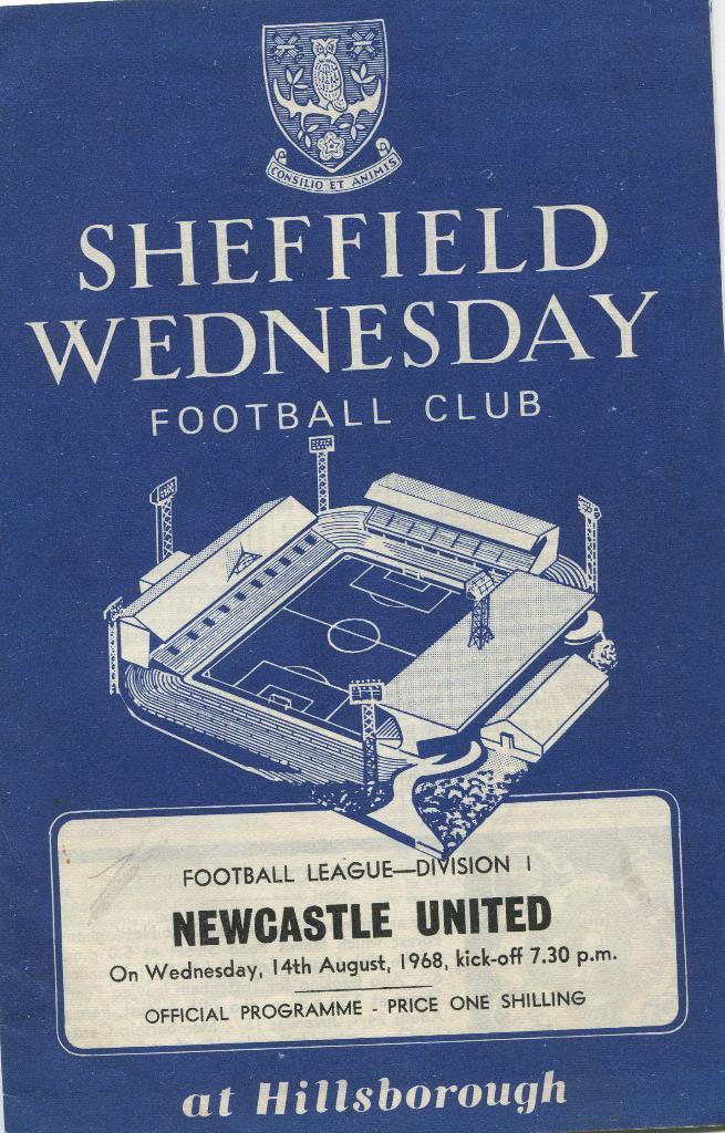 Sheffield Wednesday -Newcastle United14.08.68