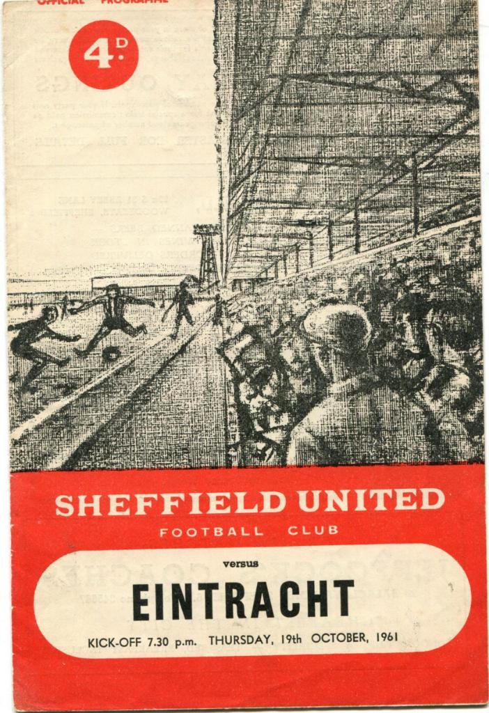 Шеффилд Юнайтед- Эйнтрахт 1961