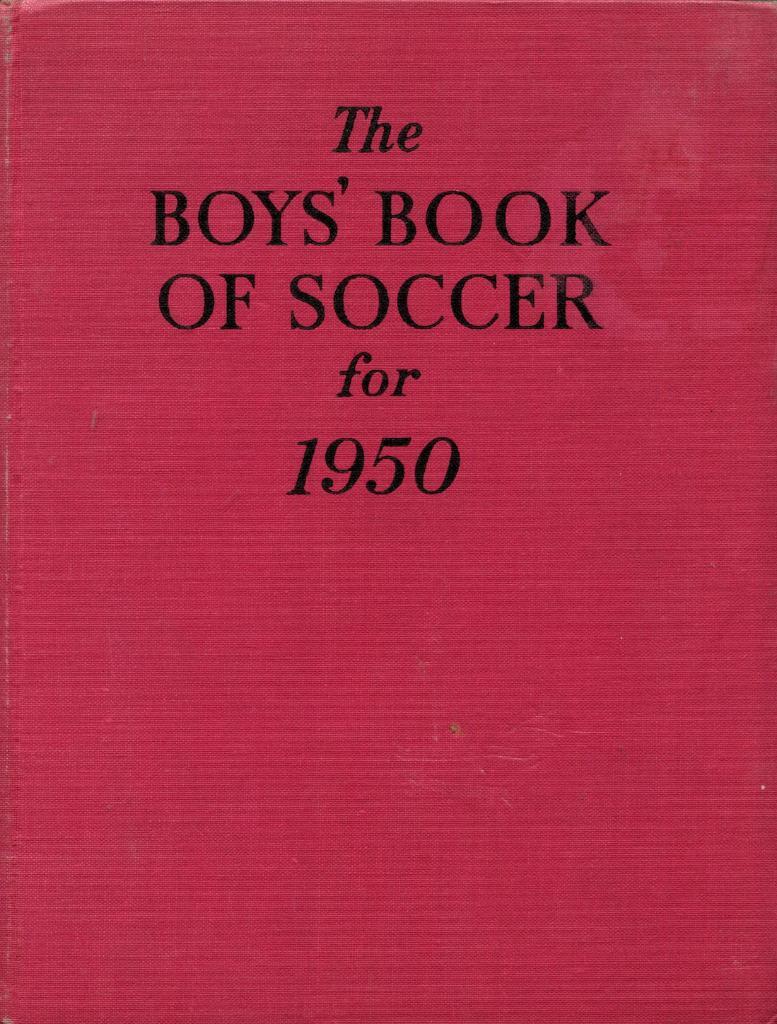 Книга футбола для мальчиков 1950