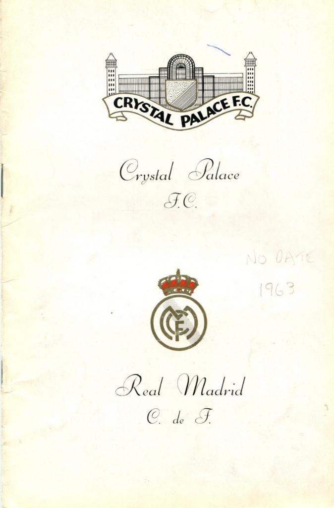 Кристалл Пэлэс-Реал Мадрид 1963