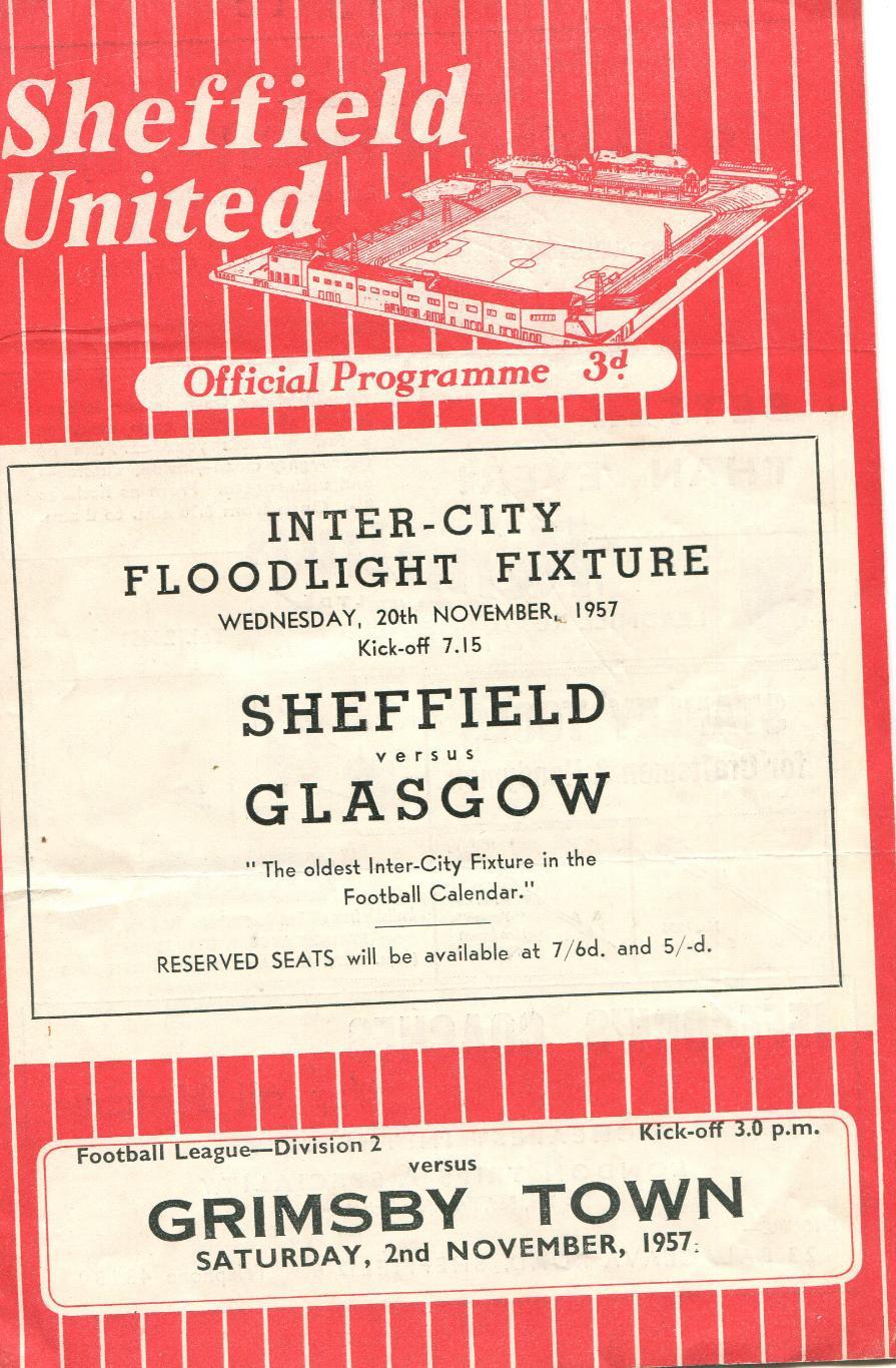 Шеффилд Юнайтед-Глазго 1957
