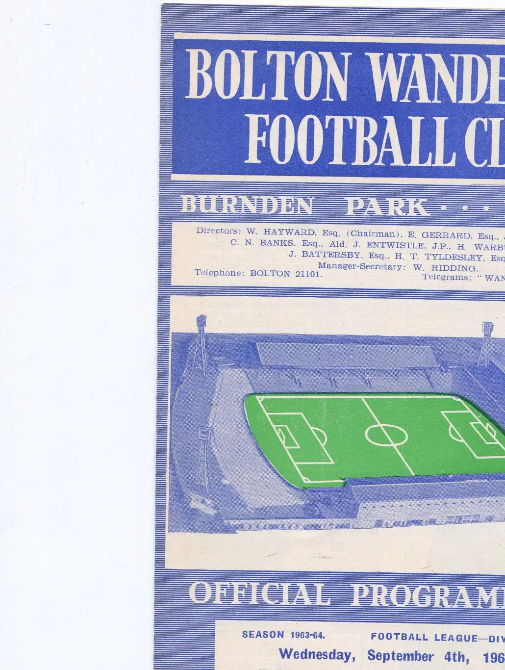 Болтон Уандерерс- Эвертон 1963