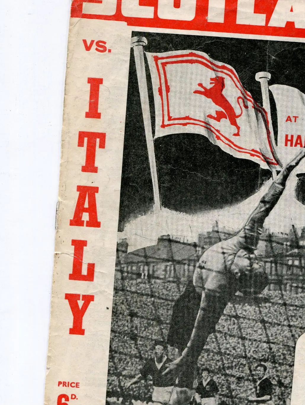 Шотландия- Италия 1961