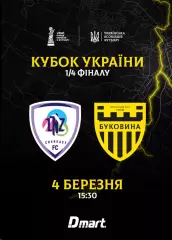 ЛНЗ Черкассы - Буковина Черновцы 4.03.2026