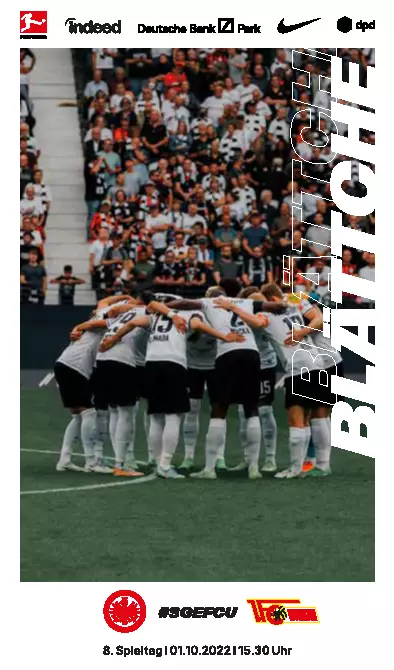 Эйнтрахт Франкфурт - Унион Берлин 1.10.2022