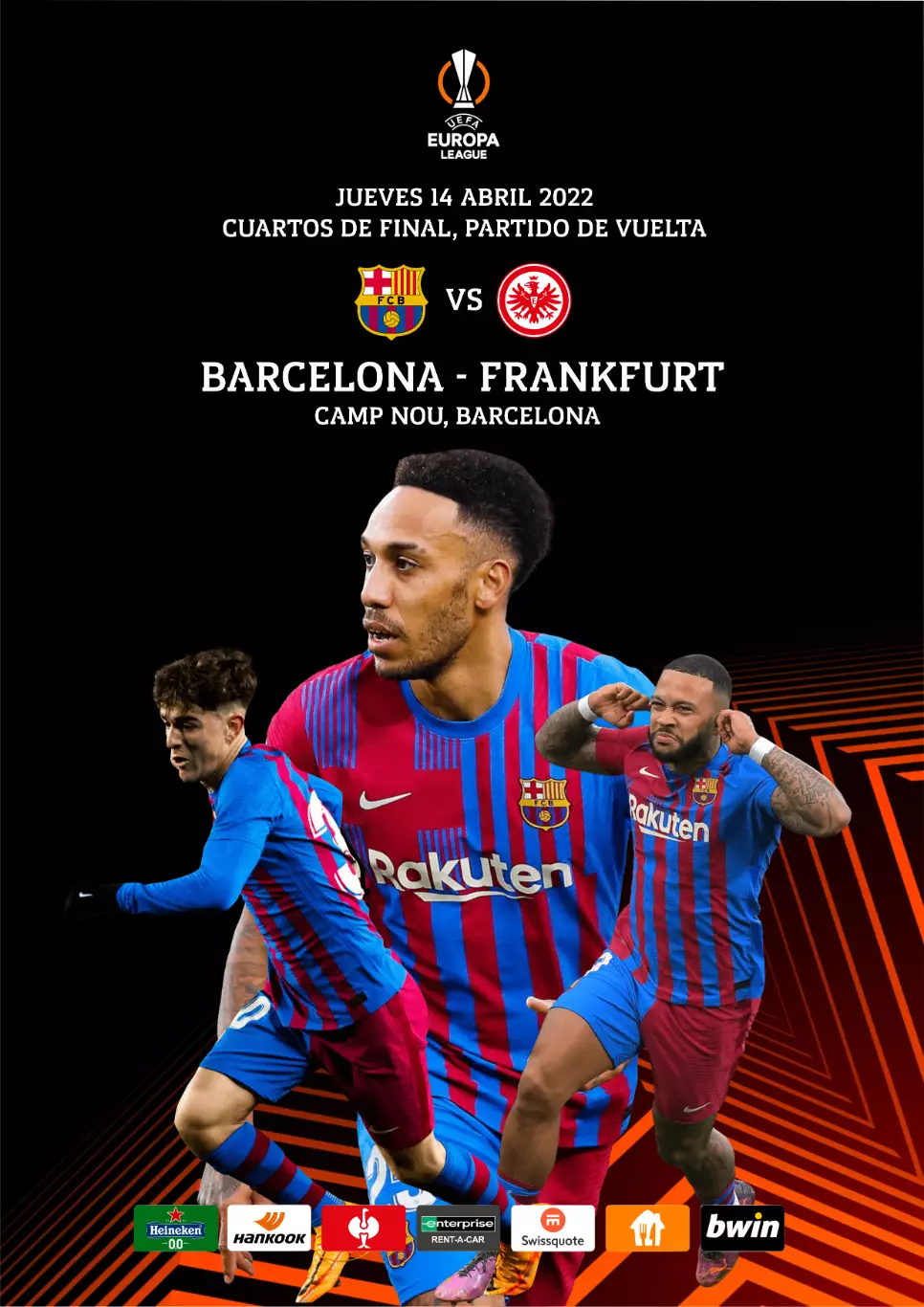 Барселона - Эйнтрахт Франкфурт 14.04.2022