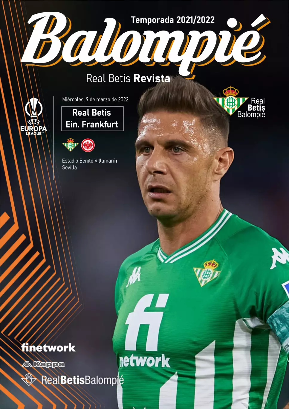 Реал Бетис Севилья - Эйнтрахт Франкфурт 9.03.2022
