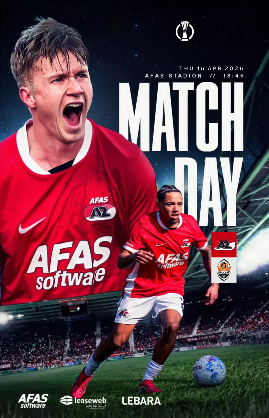 АЗ Алкмаар - Шахтер Донецк 16.04.2026