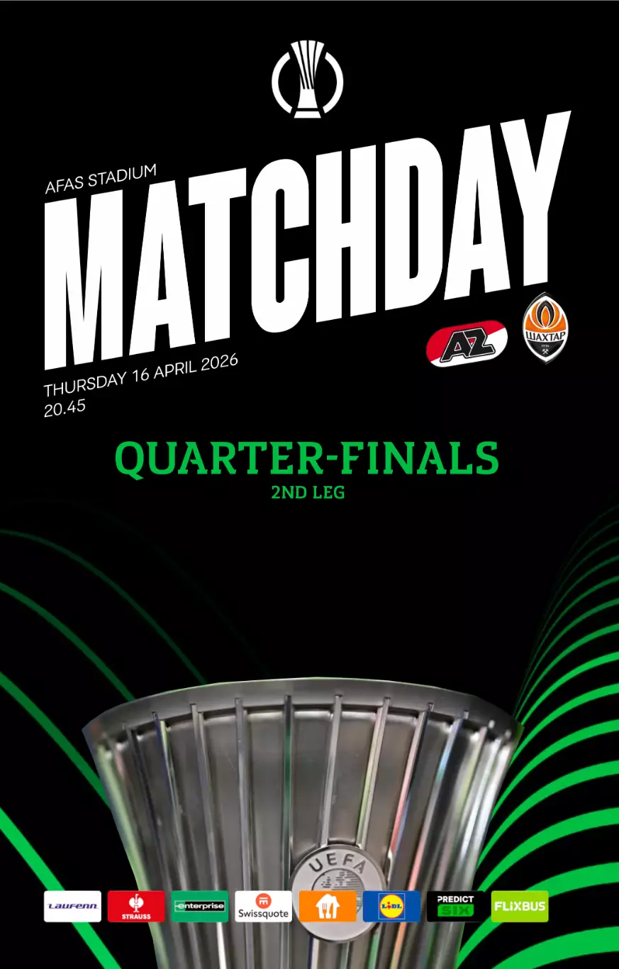 АЗ Алкмаар - Шахтер Донецк 16.04.2026