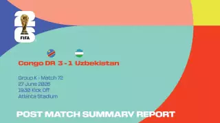 Конго - Узбекистан 27.06.2026