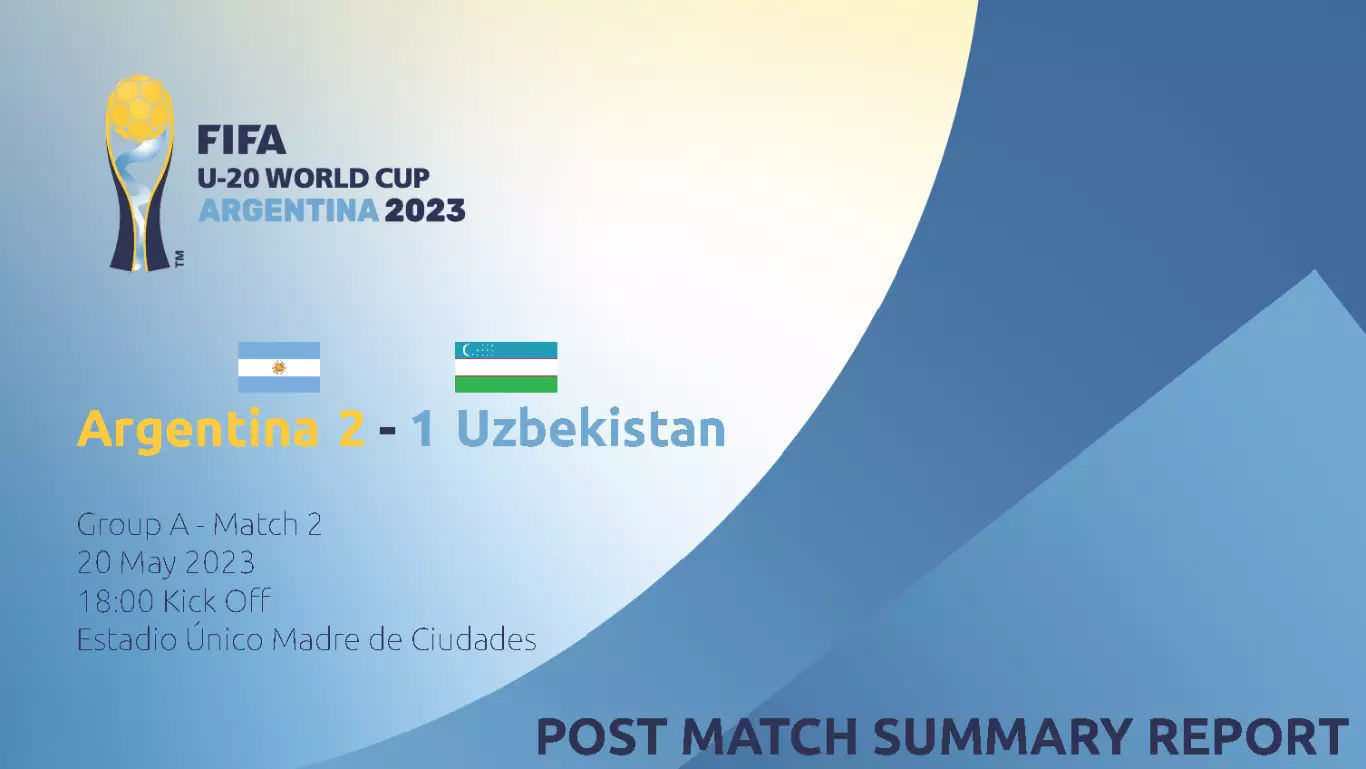Аргентина - Узбекистан 20.05.2023. ФИФА Кубок мира U20