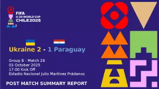 Украина - Парагвай 03.10.2025. ФИФА Кубок мира U20