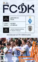Динамо Киев - ПАОК Салоники 23.07.2026