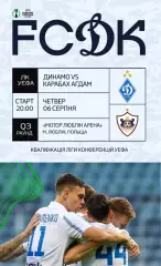 Динамо Киев - Карабах 6.08.2026