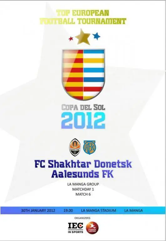 Шахтер Донецк - Олесунд 30.01.2012