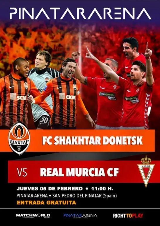 Шахтер Донецк - Мурсия 5.02.2015