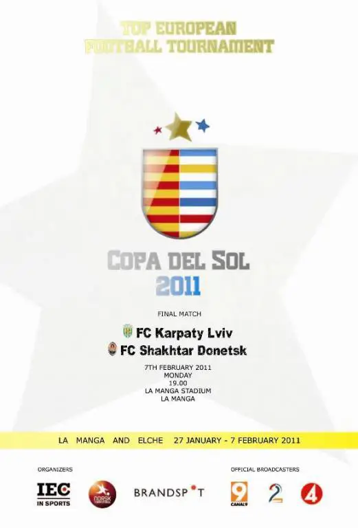 Карпаты Львов - Шахтер Донецк 7.02.2011