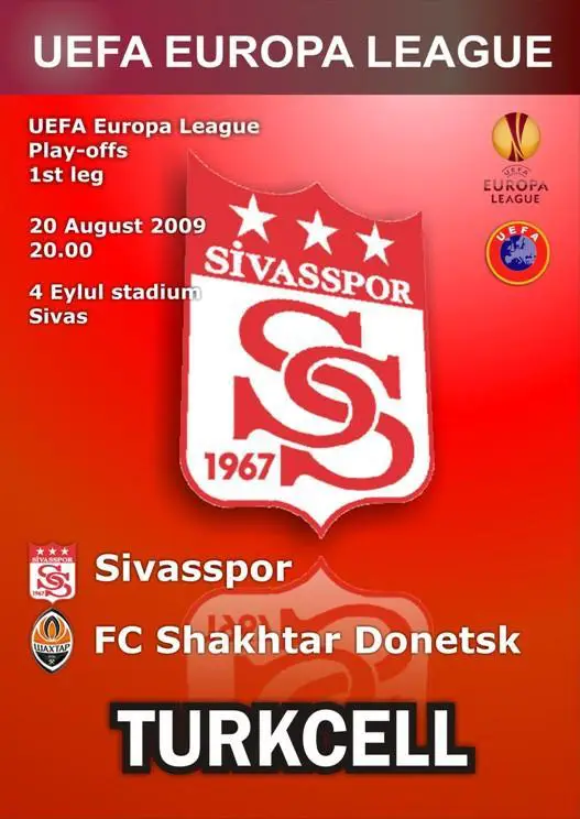 Сивасспор - Шахтер Донецк 20.08.2009