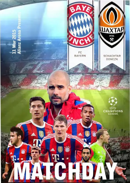 Бавария Мюнхен - Шахтер Донецк 11.03.2015
