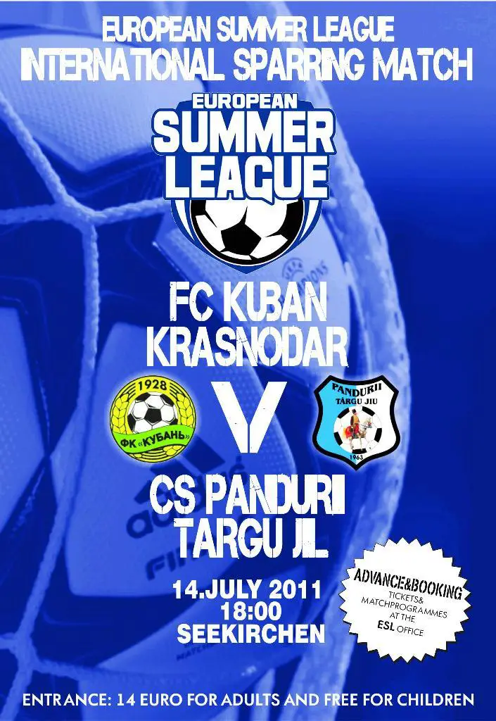 Кубань Краснодар - Пандурий 14.07.2011