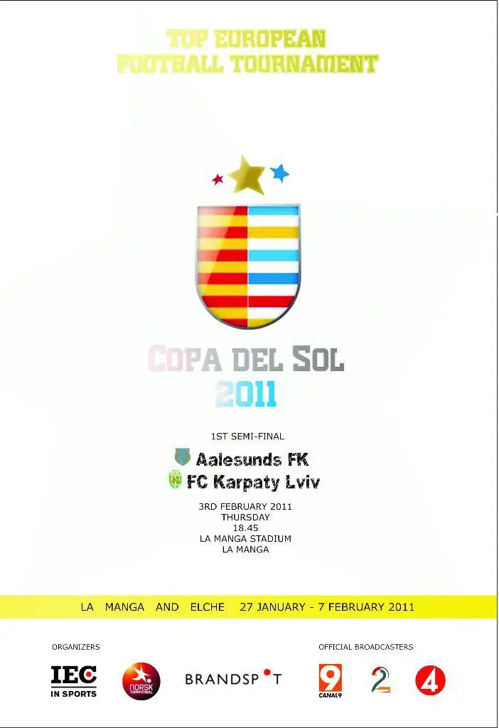 Олесунд - Карпаты Львов 3.02.2011