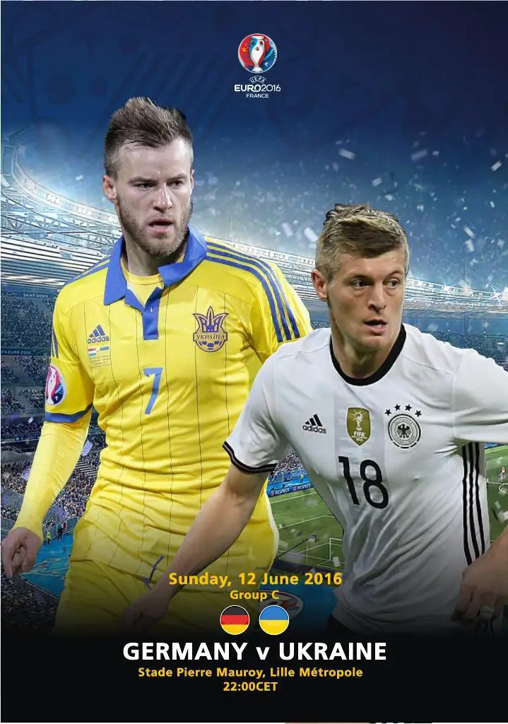Германия - Украина 12.06.2016
