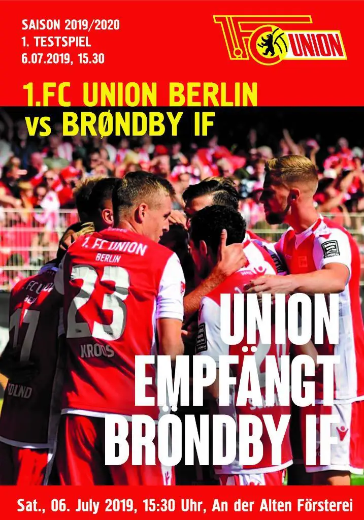 Унион Берлин - Брондбю 6.07.2019