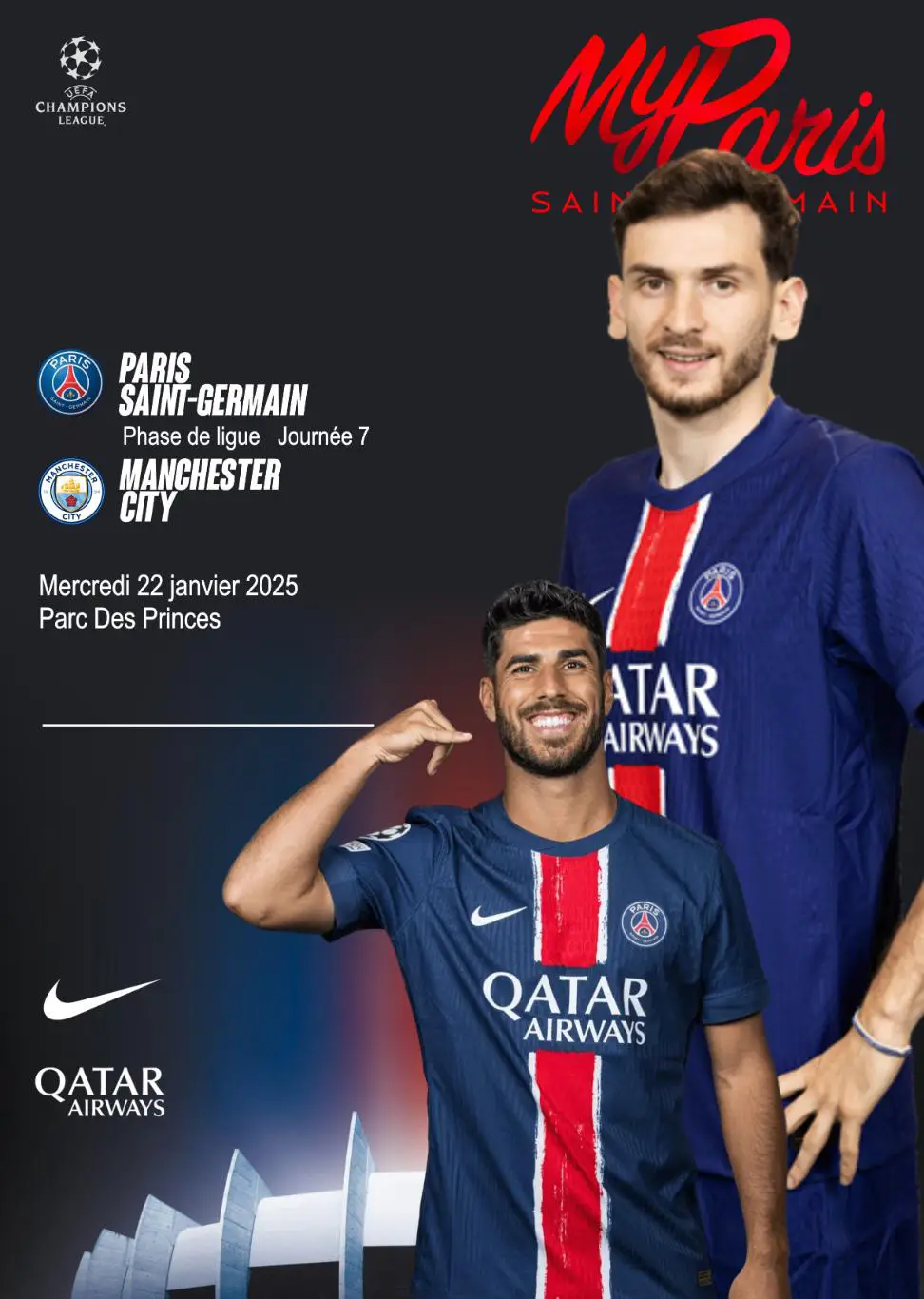 ПСЖ - Манчестер Сити 22.01.2025