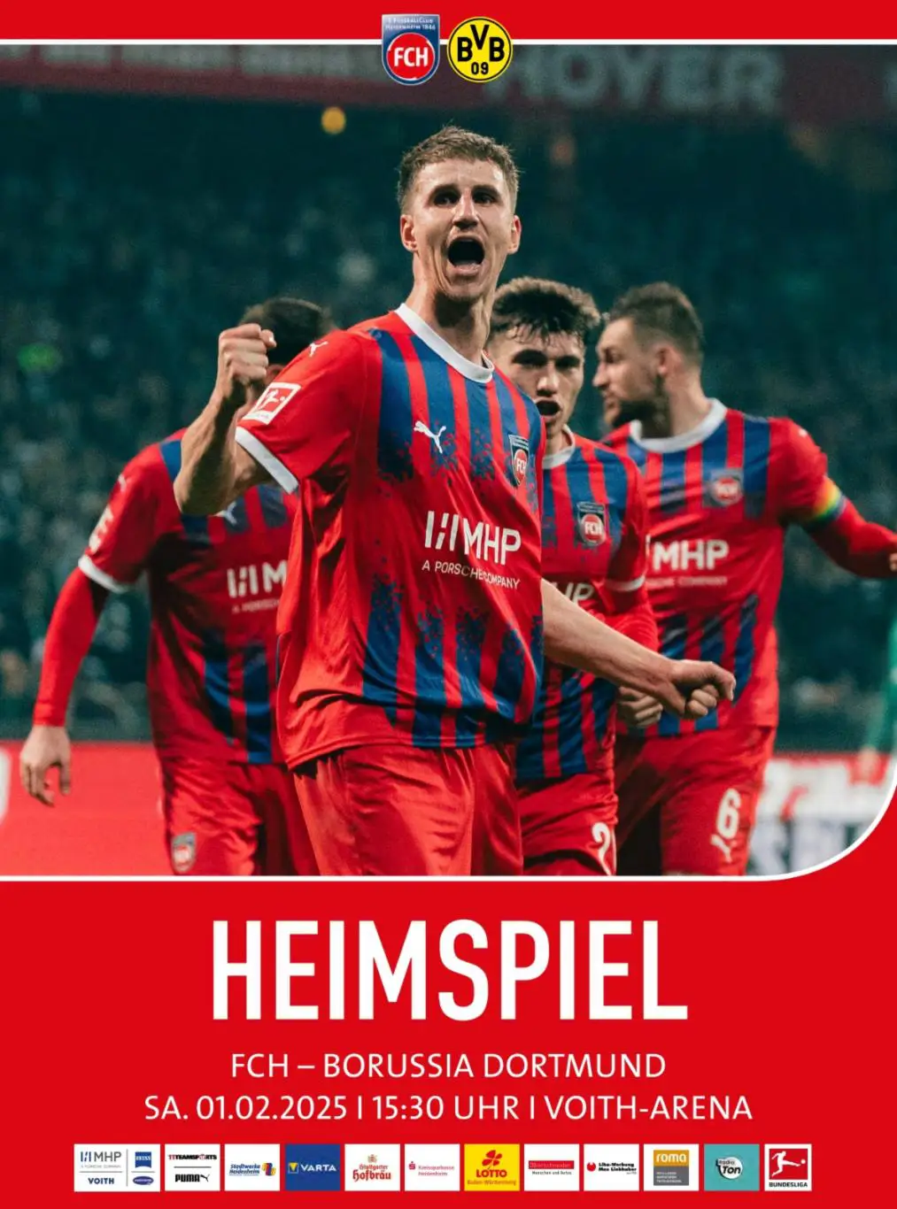 Хайденхайм - Боруссия Дортмунд 1.02.2025