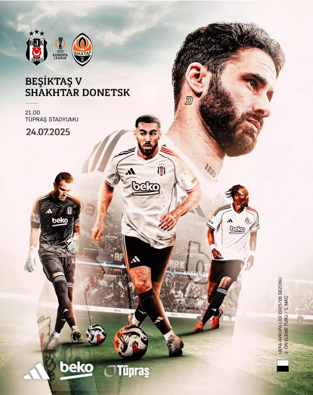 Бешикташ - Шахтер Донецк 24.07.2025