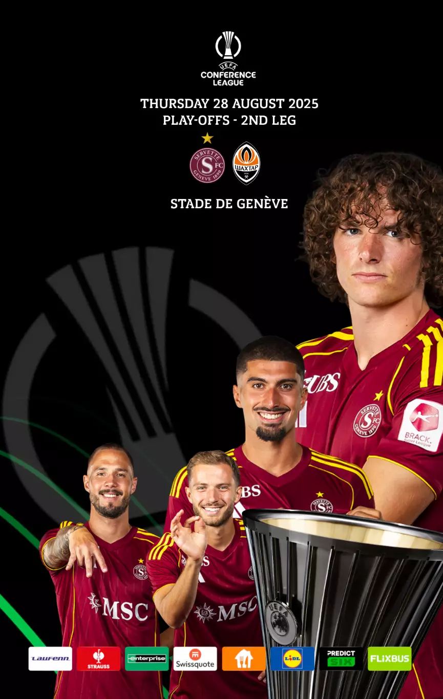 Серветт Женева - Шахтер Донецк 28.08.2025