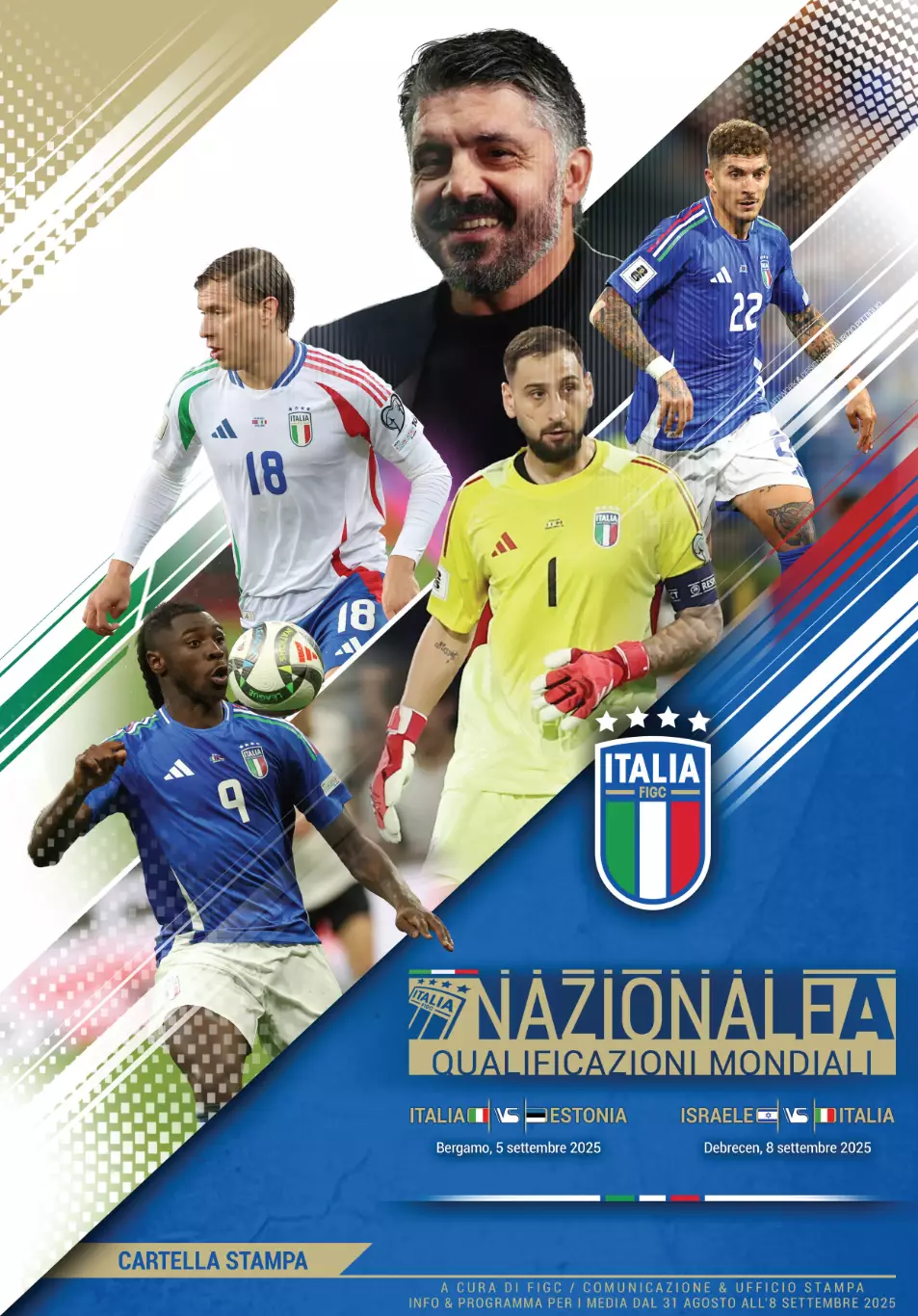 Италия - Эстония 5.09.2025, Италия - Израиль 8.09.2025