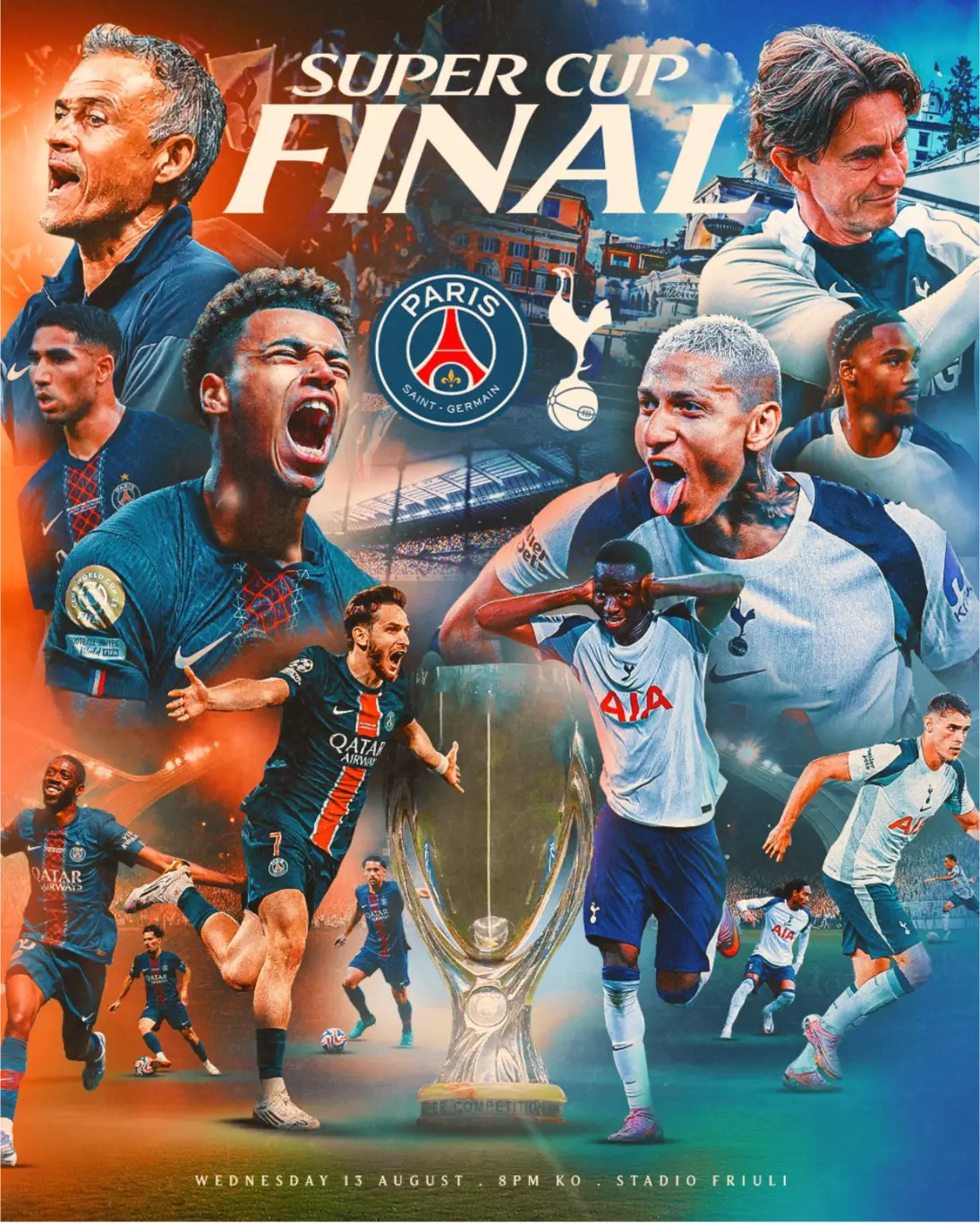 ПСЖ - Тоттенхем Хоттспур 13.08.2025