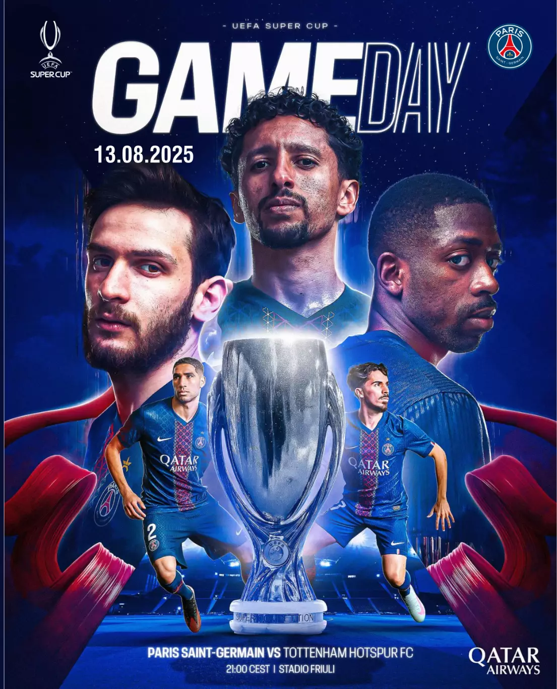 ПСЖ - Тоттенхем Хоттспур 13.08.2025