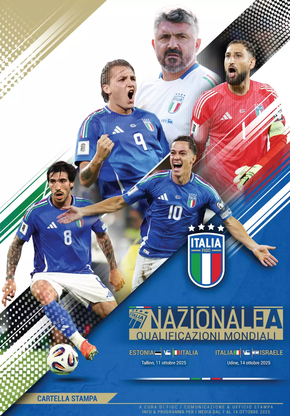 Эстония - Италия 11.10.2025, Италия - Изроаиль 14.10.2025