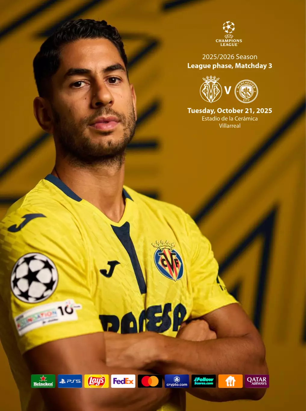 Вилльярреал - Манчестер Сити 21.10.2025