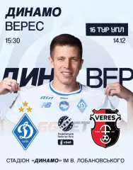 Динамо Киев - Верес Ровно 14.12.2025