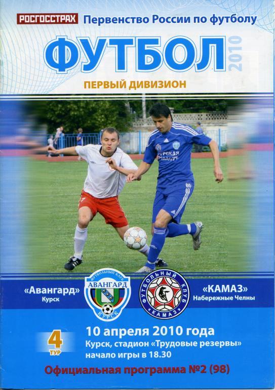 Авангард Курск - КАМАЗ Набережные Челны. 10.04.10 г.