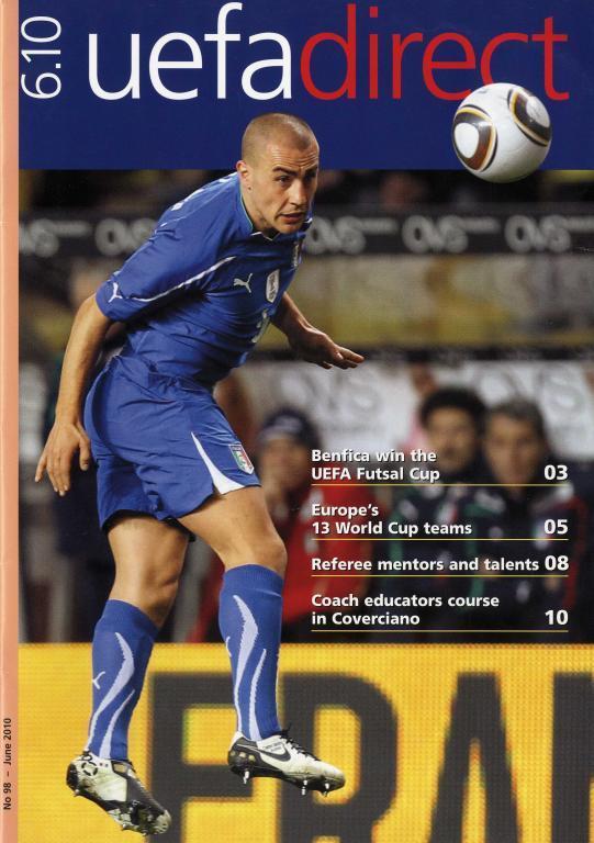 Журнал УЕФА директ N 98 - июнь 2010 г.