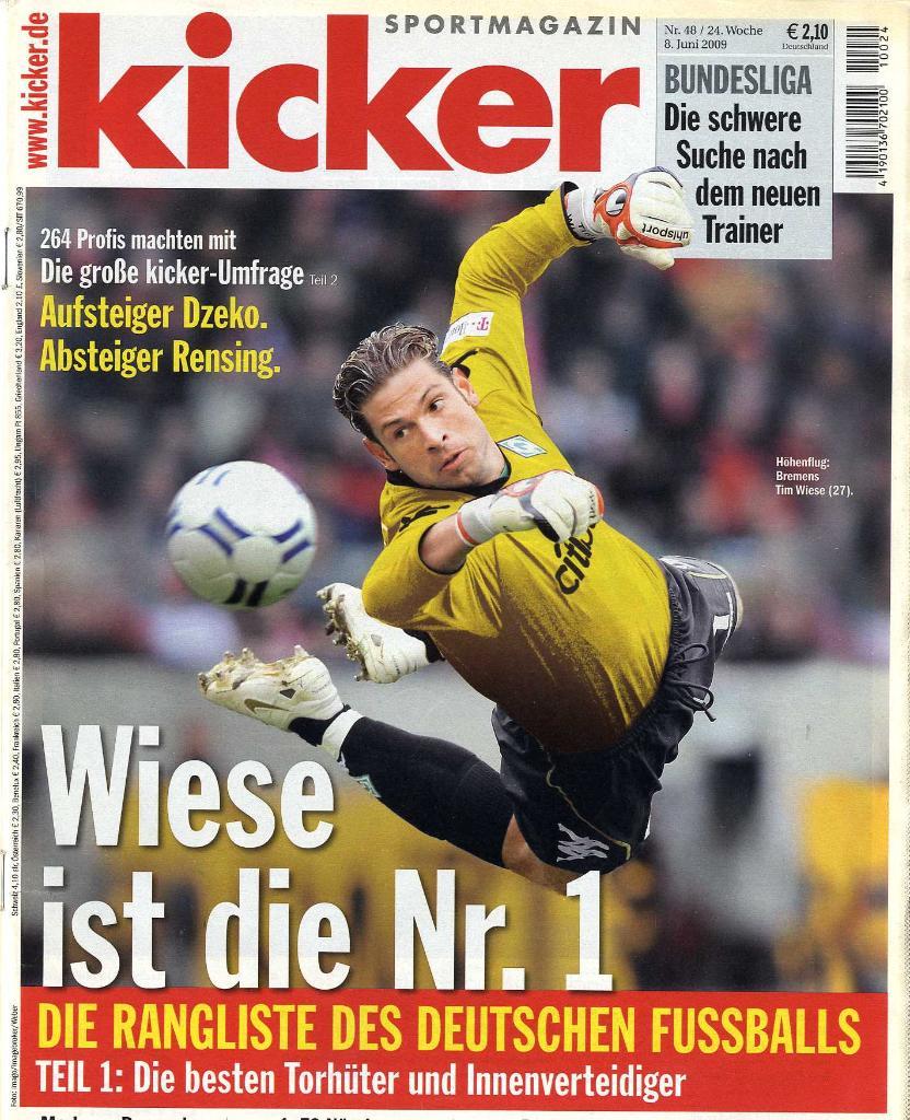 Журнал Kicker №48. 08.06.2009