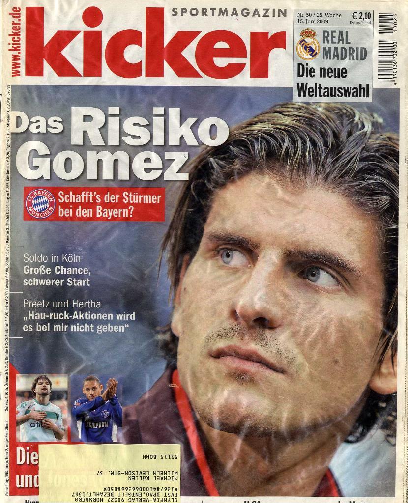 Журнал Kicker №50. 15.06.2009