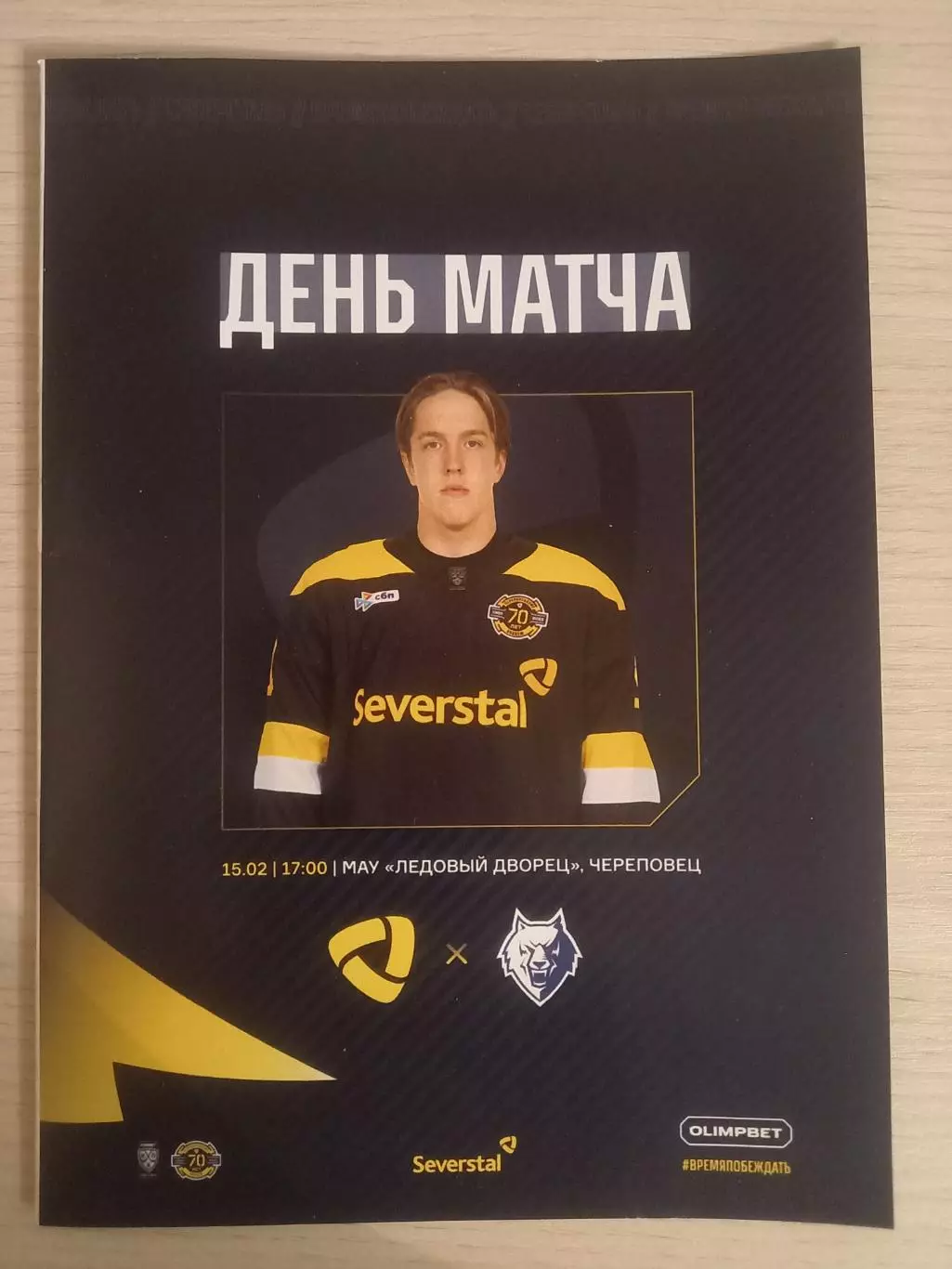 Северсталь Череповец- Нефтехимик Нижнекамск 15.02.2026