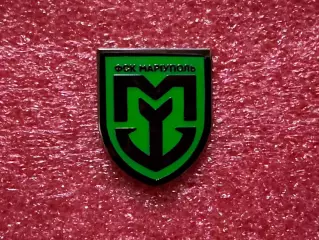 Знак футбольный клуб ФСК Мариуполь Украина.