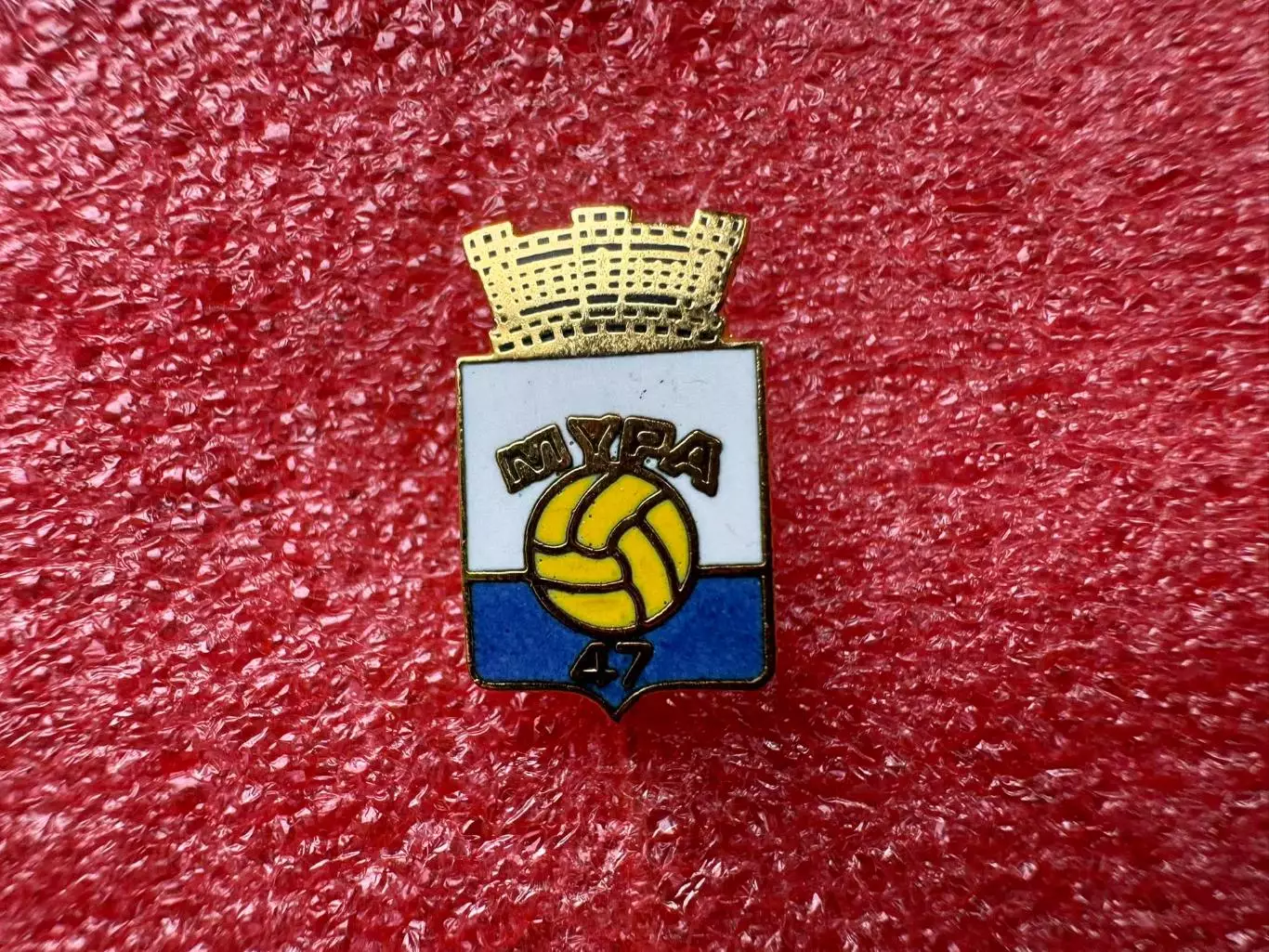 Знак футбольный клуб МюПа (Мюллюкоскен Палло 47) Коувола Финляндия.