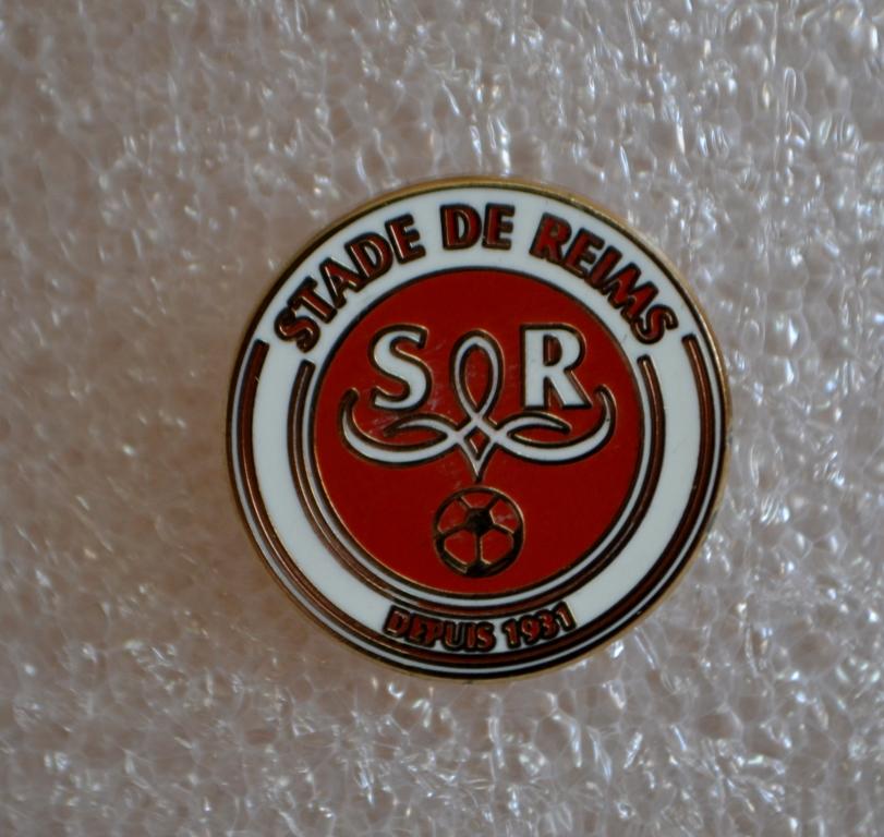 Знак футбольный клуб Стад де Реймс Франция.