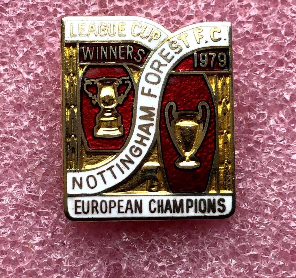 Знак футбольный клуб Ноттингем Форест Англия-обладатель Кубка Чемпионов 1979. 1