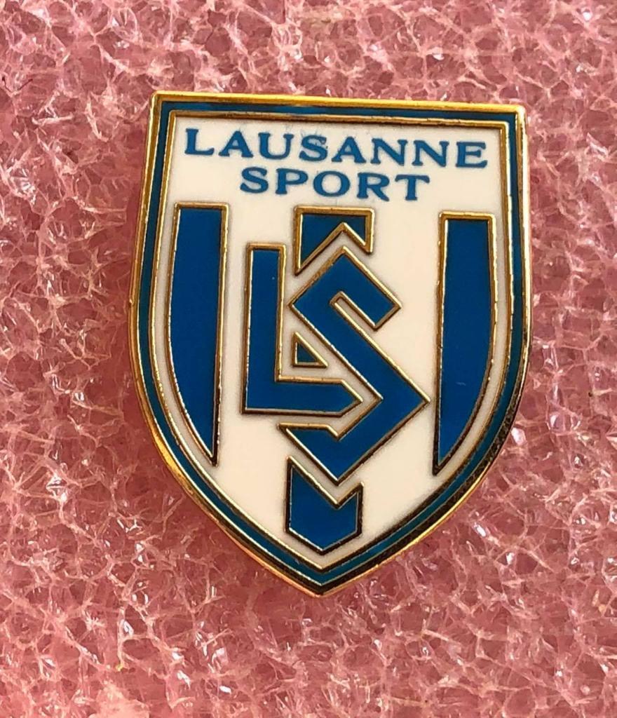 Знак футбольный клуб Лозанна Швейцария.
