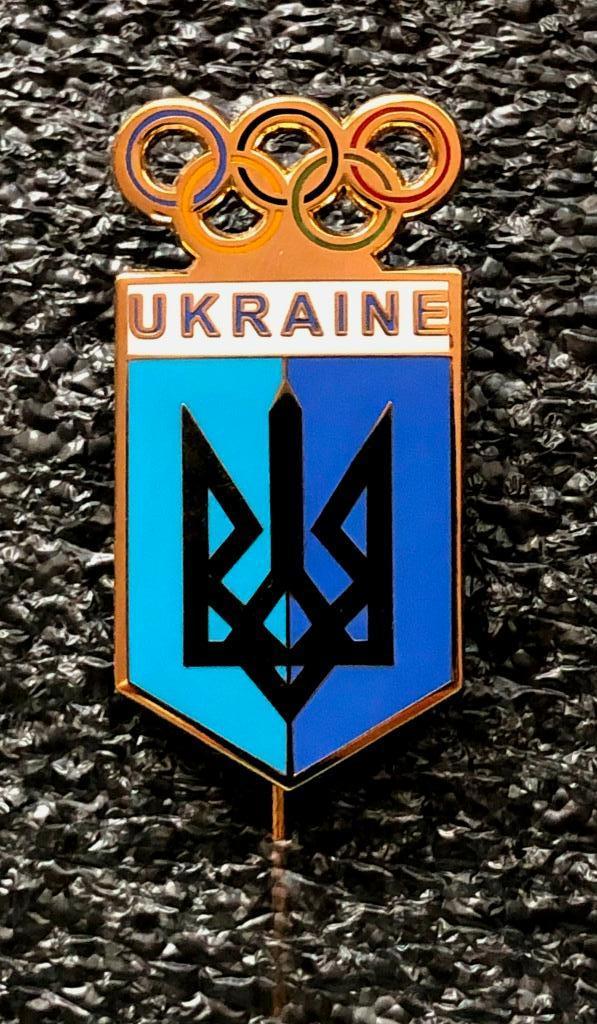 Знак НОК Национальный Олимпийский Комитет Украина. 1