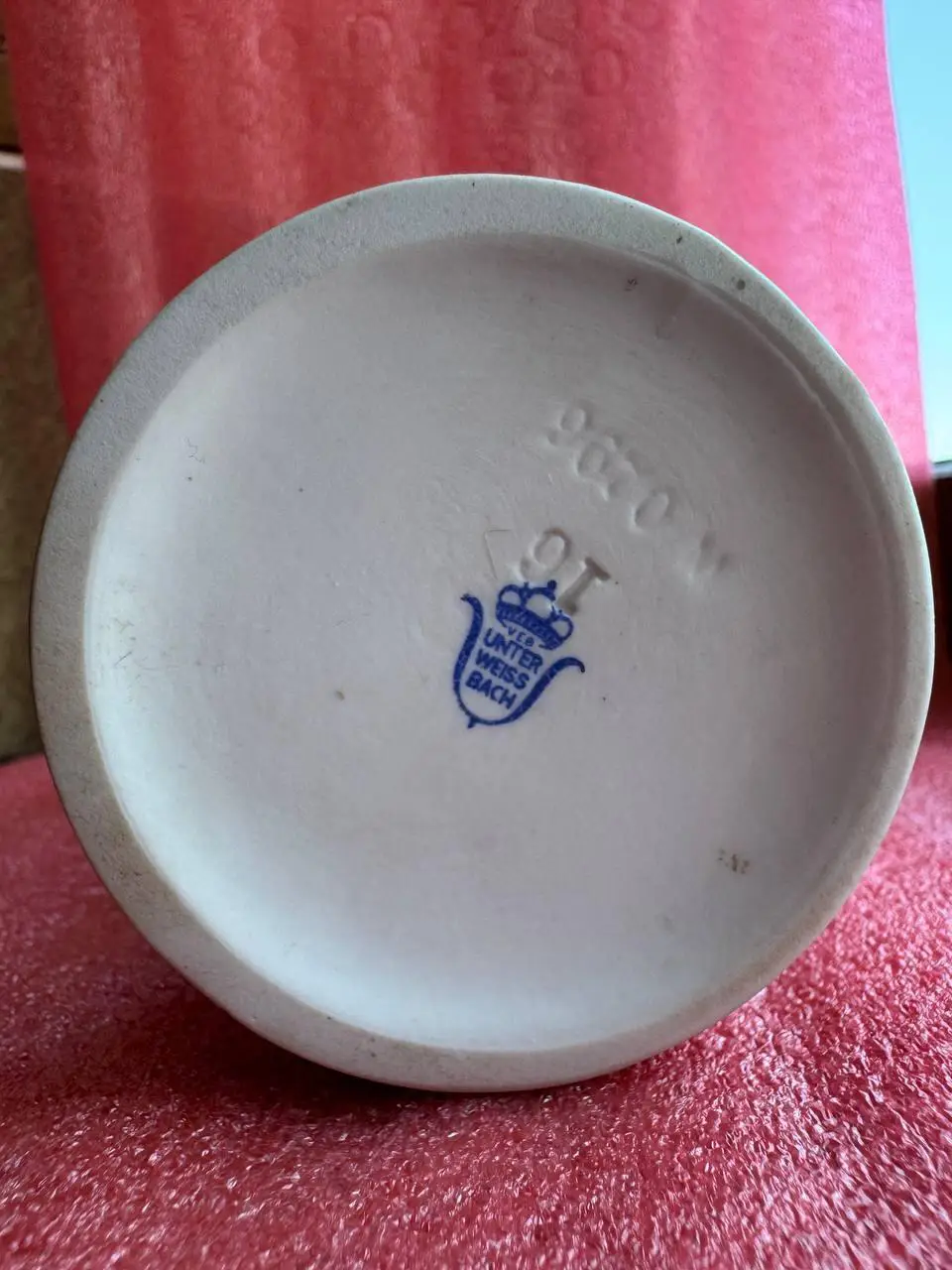 Фарфор статуэтка UNTER WEISS BACH Германия. 3