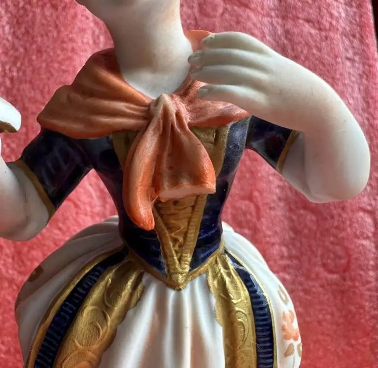 Фарфор статуэтка UNTER WEISS BACH Германия. 4